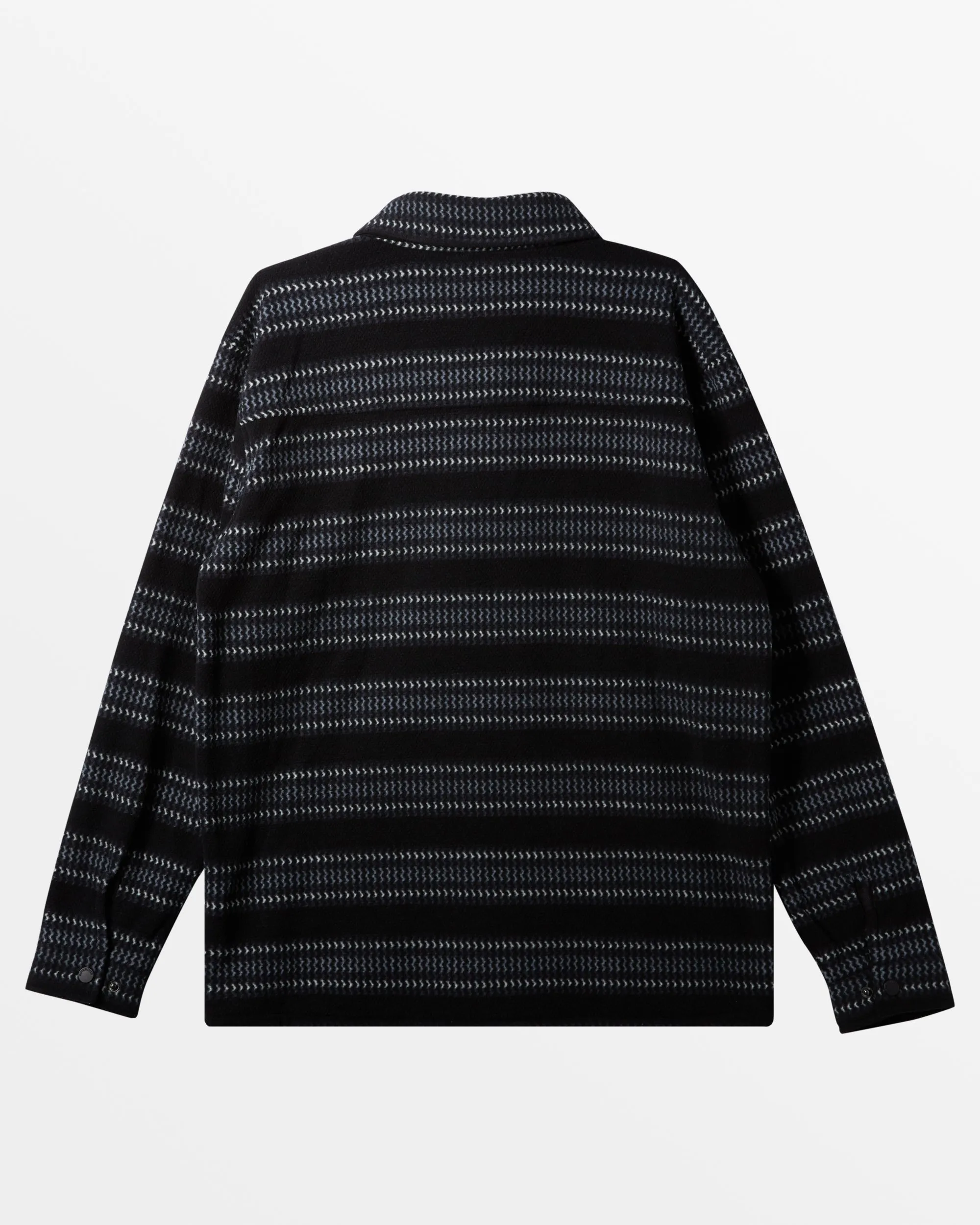Epic Surf Days Fleece Overshirt - Black Surf Days Stripe sold by Quiksilver product image thumbnail 2