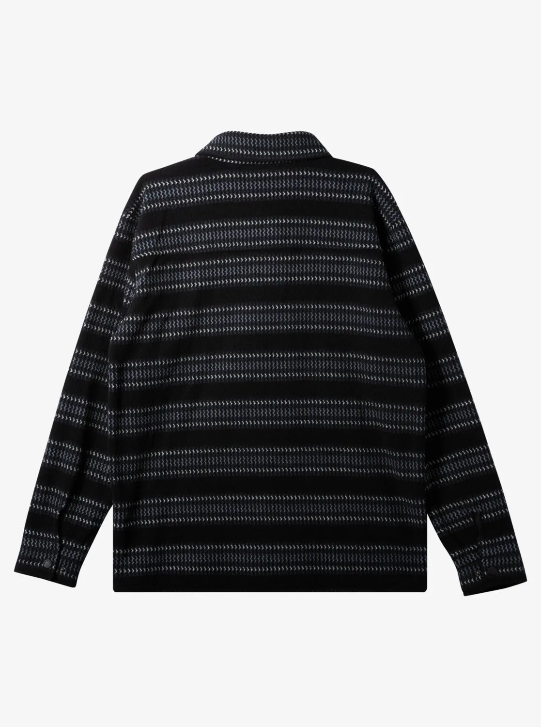 Epic Surf Days Fleece Overshirt - Black Surf Days Stripe sold by Quiksilver product image thumbnail 4