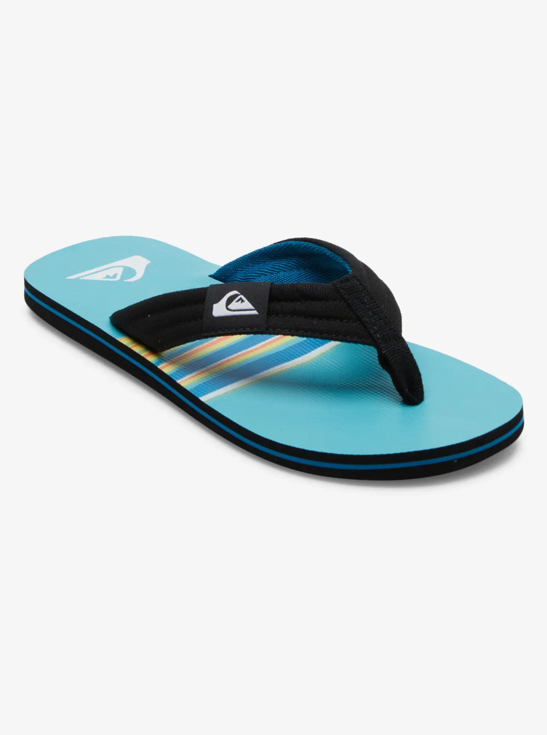 Molokai Layback Sandals - Black/Blue/Black sold by Quiksilver
