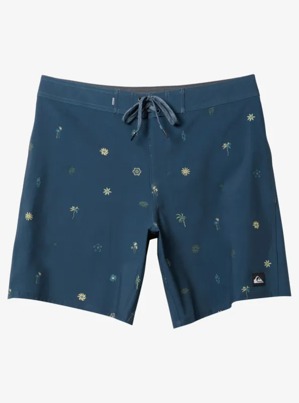 Surfsilk 69 18" Boardshorts - Midnight Navy Heat Waves sold by Quiksilver