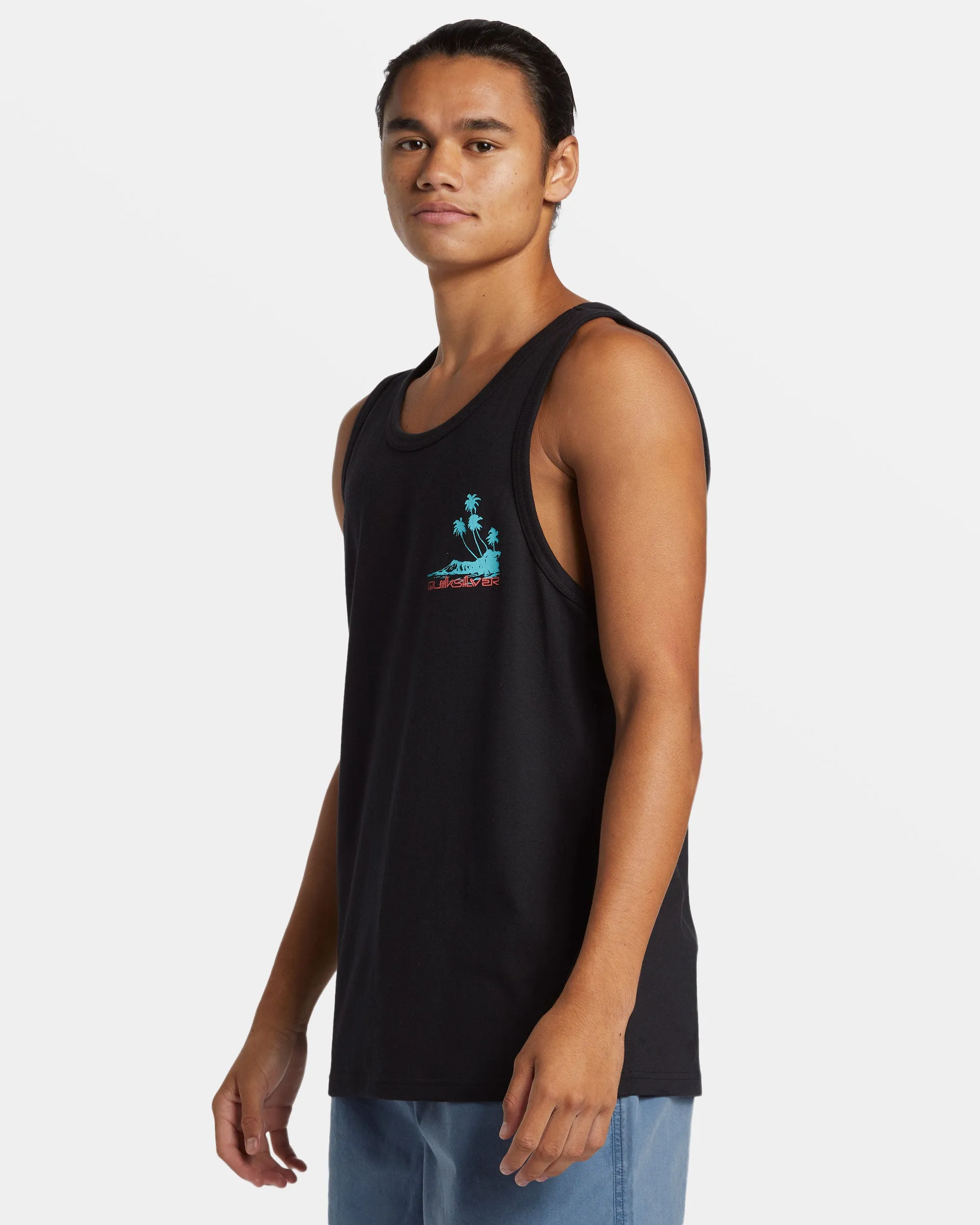 Tropical Vibes Tank - Black sold by Quiksilver product image thumbnail 4