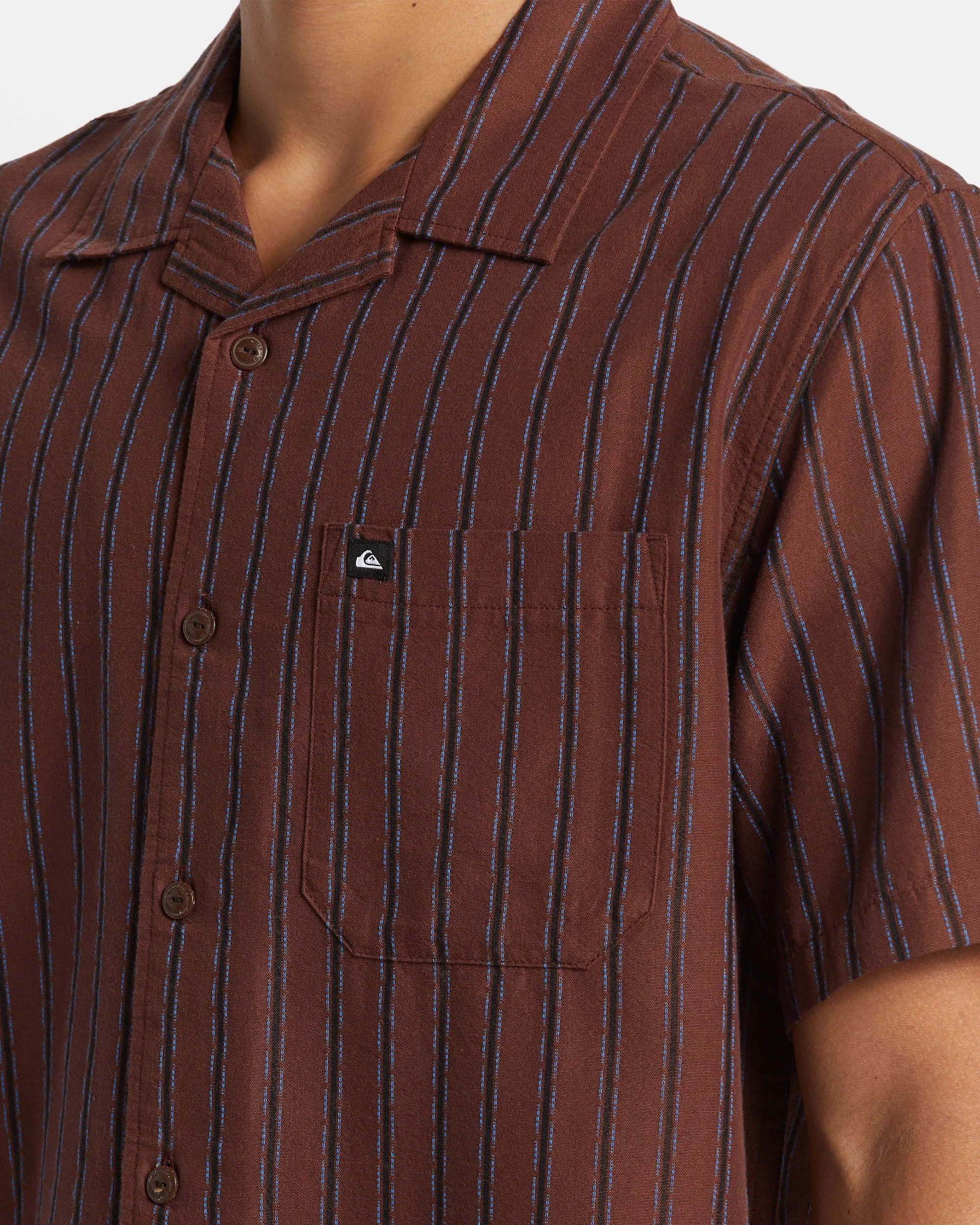 Casa Casual Short Sleeve Shirt - Brown Stone Casa Ss sold by Quiksilver product image thumbnail 5