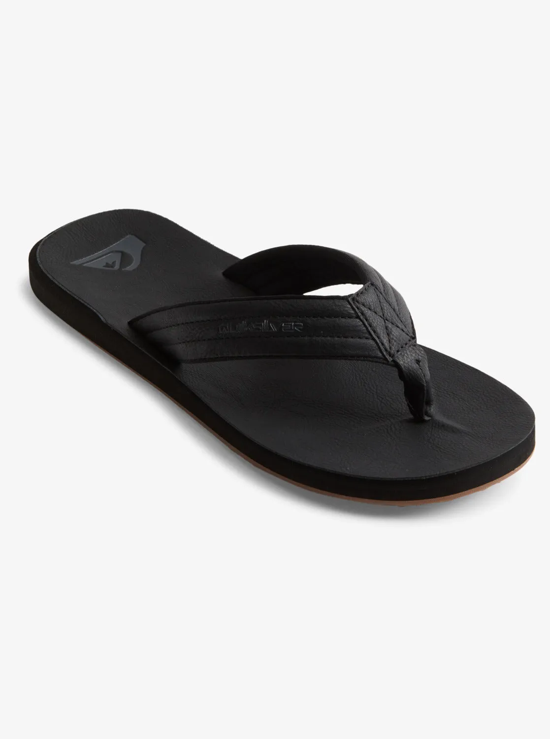 Carver Nubuck Sandals - Solid Black sold by Quiksilver