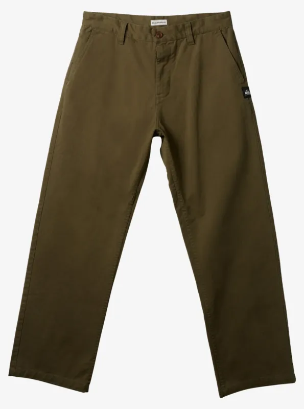 Wilde Chino Pants - Grape Leaf sold by Quiksilver