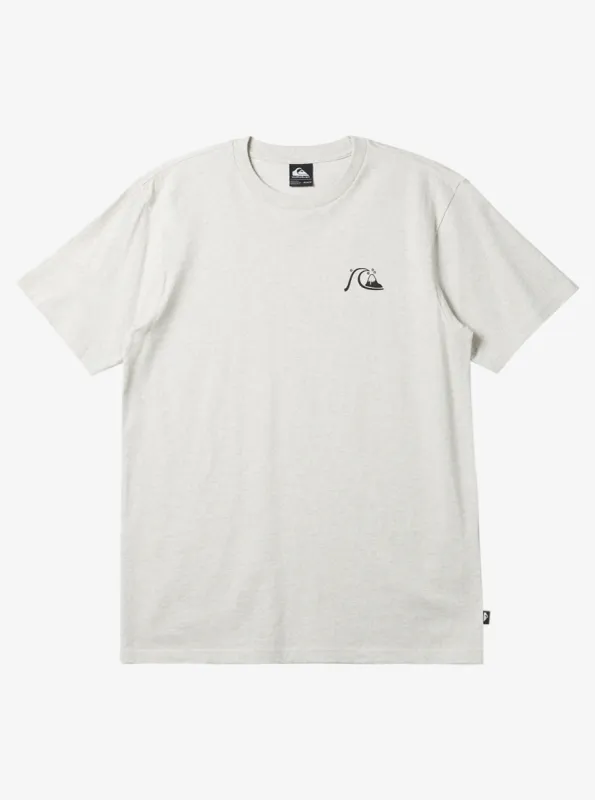 Bubble Logo DNA T-Shirt - Snow Heather sold by Quiksilver