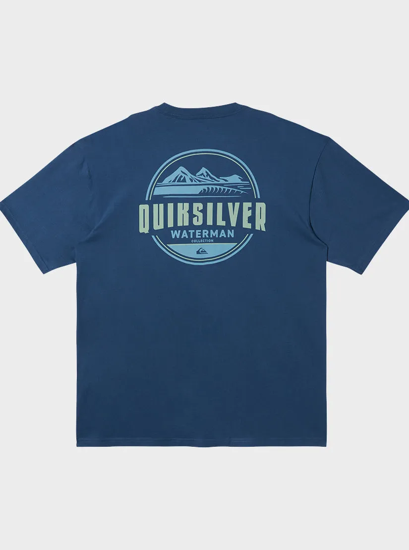 Waterman Seas Of Time T-Shirt - Ensign Blue sold by Quiksilver
