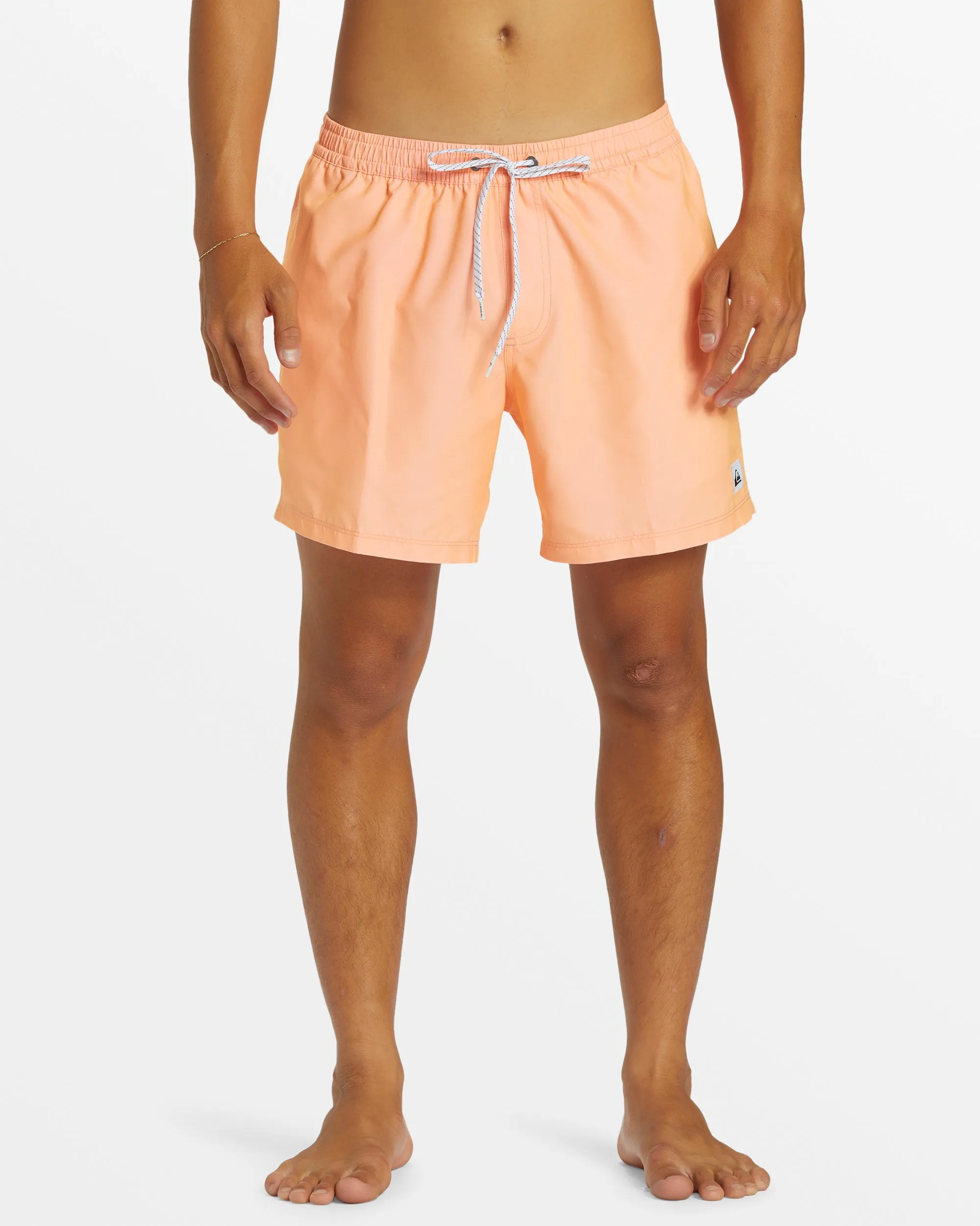Everyday Solid 15" Swim Trunks - Papaya Punch sold by Quiksilver