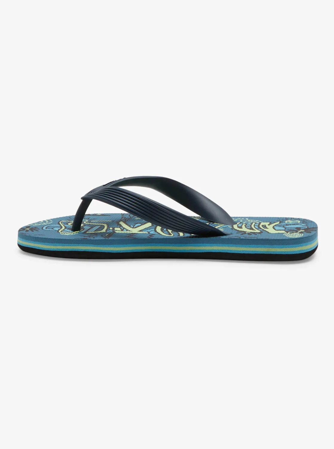 Boys 8-16 Molokai Flip-Flops - Black/Green/Blue sold by Quiksilver product image thumbnail 3