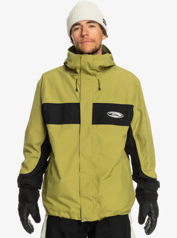 High Altitude Gore-Tex® Technical Snow Jacket - Green Olive sold by Quiksilver