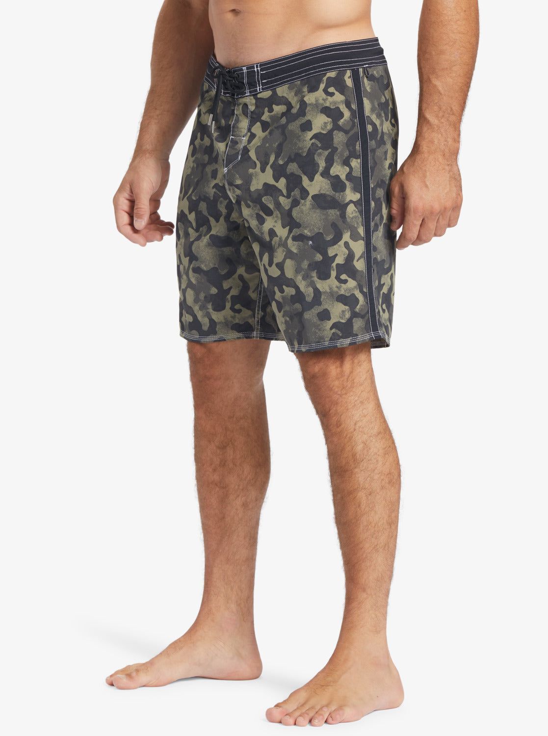 Waterman Throwback Camo 19" Boardshorts - Black Throwback Fade sold by Quiksilver product image thumbnail 4