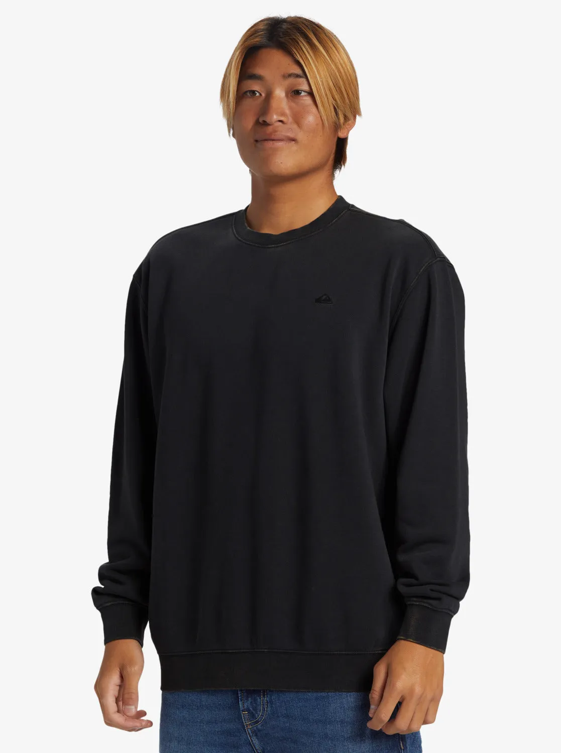 Salt Water Crew Neck Sweatshirt - Black sold by Quiksilver product image thumbnail 4