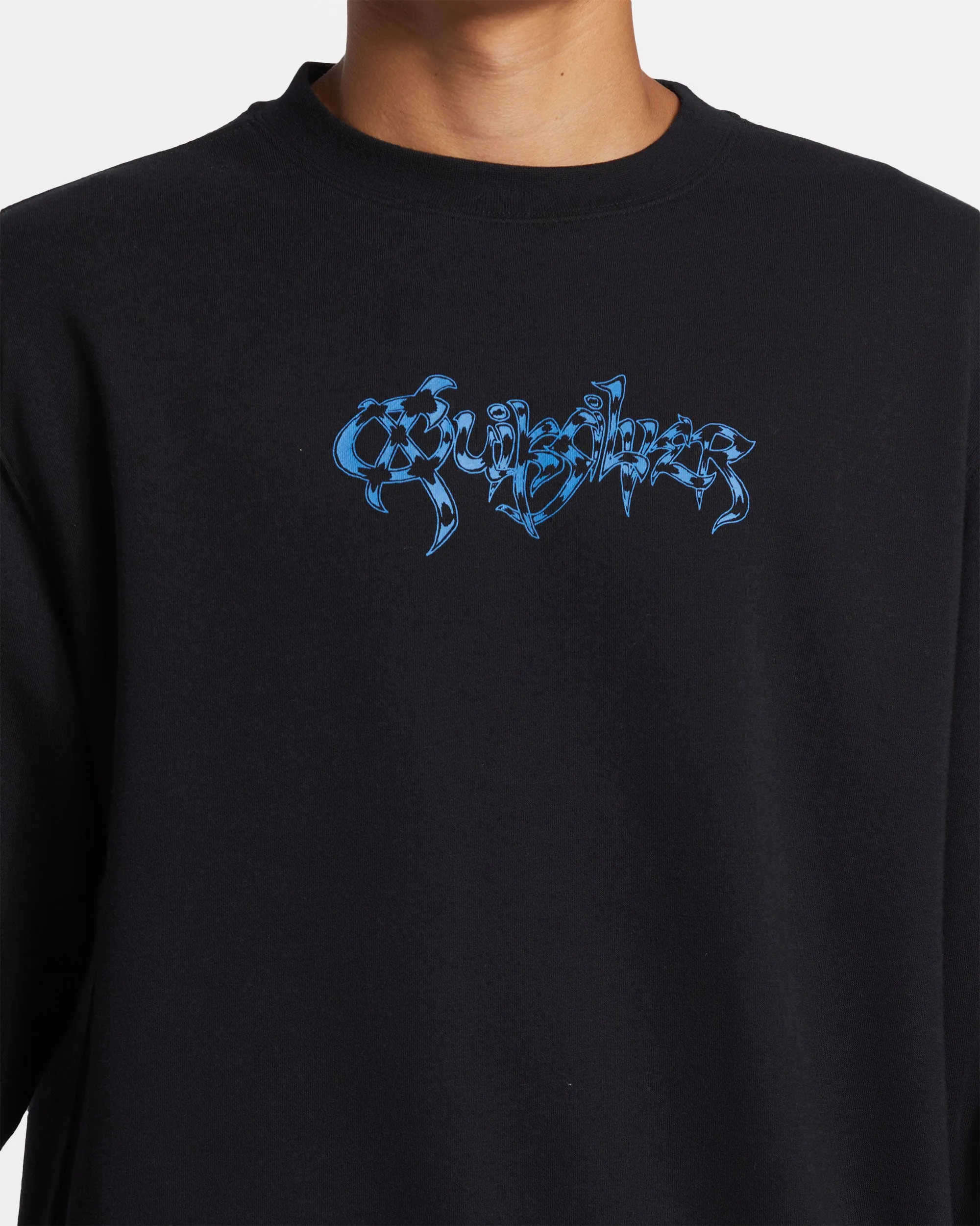 Graphic Crewneck Sweatshirt - Black sold by Quiksilver product image thumbnail 5