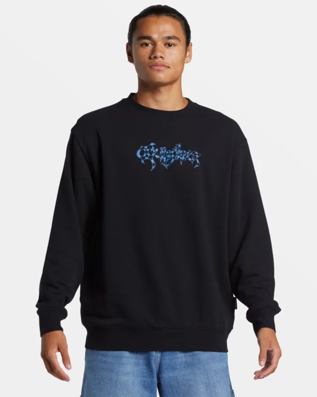 Graphic Crewneck Sweatshirt - Black sold by Quiksilver