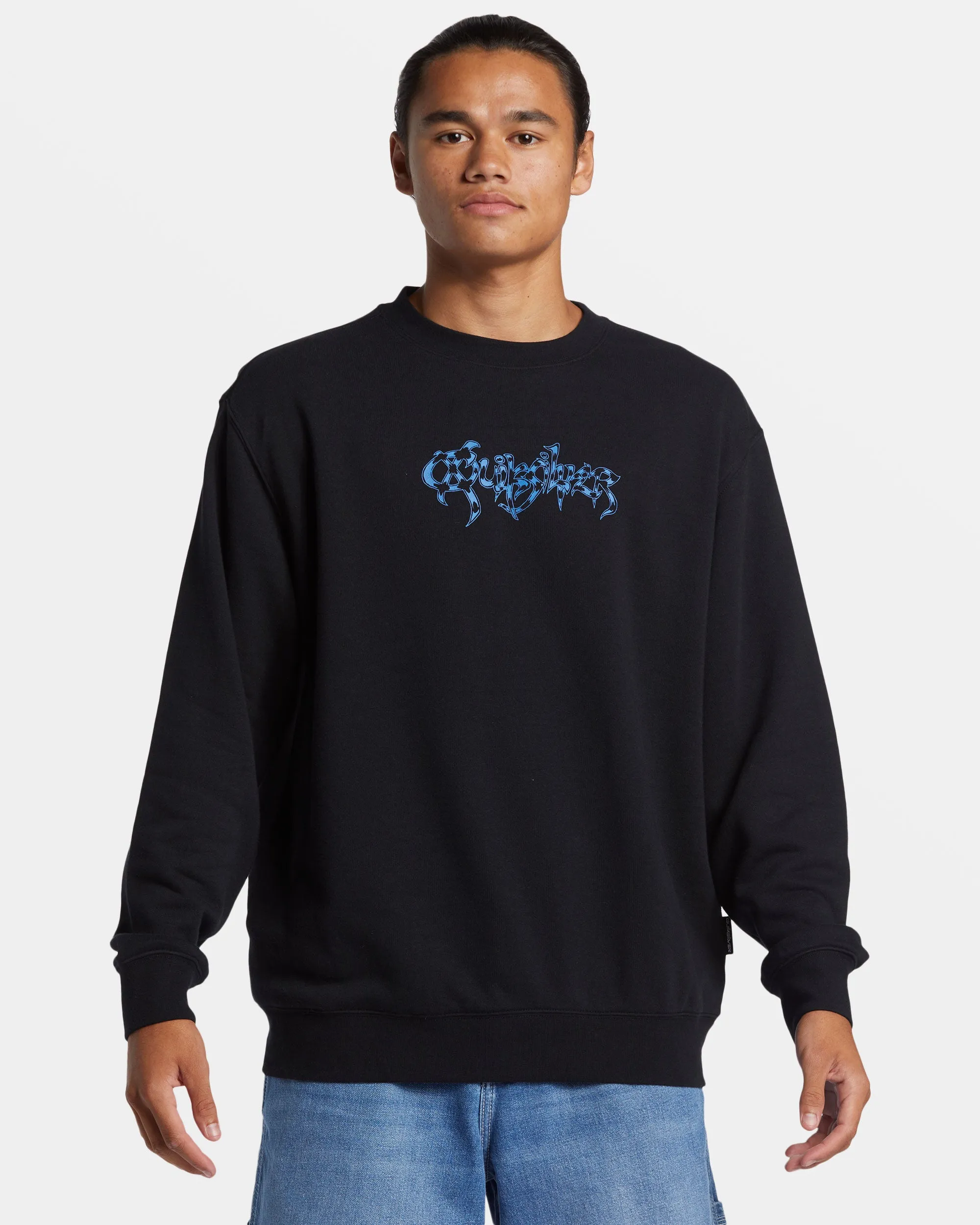 Graphic Crewneck Sweatshirt - Black sold by Quiksilver