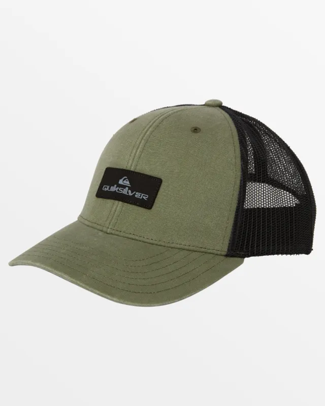 Down The Hatch Snapback- Sea Spray sold by Quiksilver