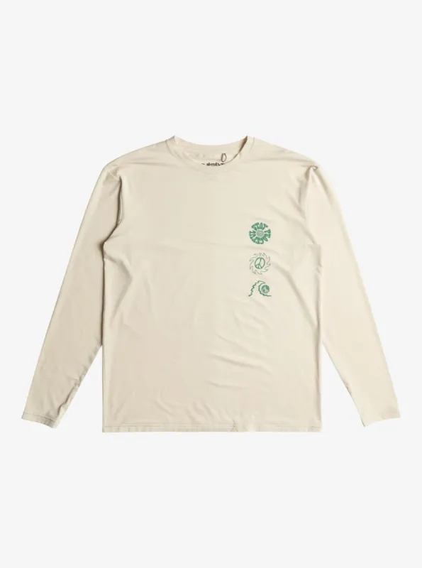 Coastal Run Long Sleeve T-Shirt - Oyster White made by Quiksilver