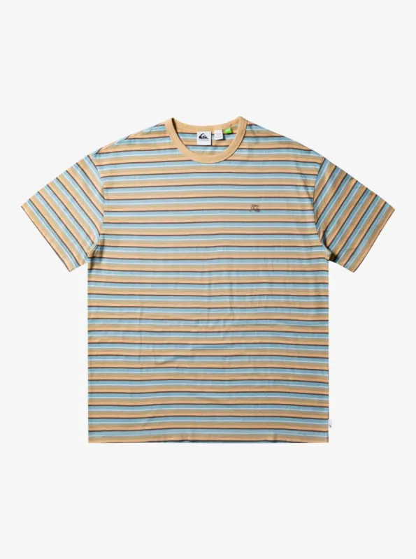 Joey Stripe T-Shirt - Joey Taos Taupe Stripe sold by Quiksilver