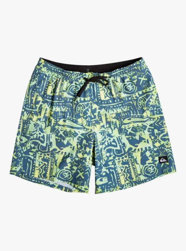 Surfsilk Mix 17" Volleys - Paradise Green sold by Quiksilver