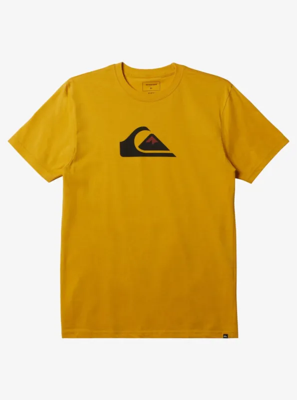 Comp Logo T-Shirt - Yolk Yellow sold by Quiksilver