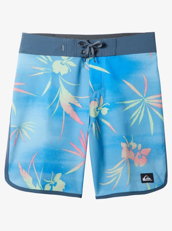 Boys 8-16 Surfsilk Scallop 17" Boardshorts - Azure Blue sold by Quiksilver