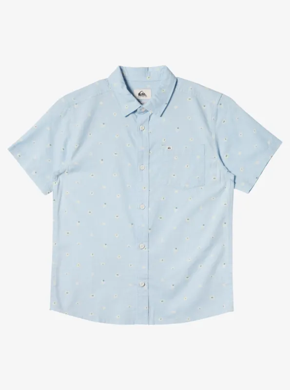 Boys 8-16 Minimo Short Sleeve Shirt - Clear Sky Minimo sold by Quiksilver