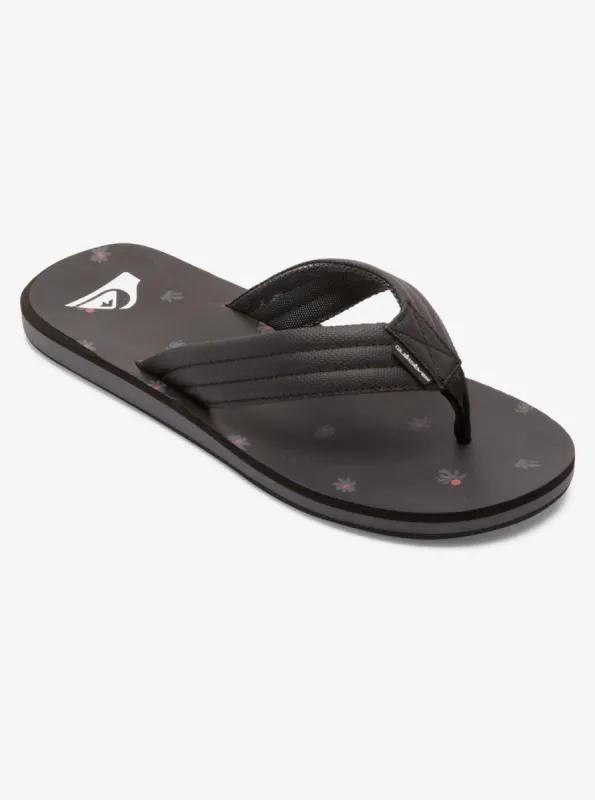 Carver Print Sandals - Black 4 sold by Quiksilver