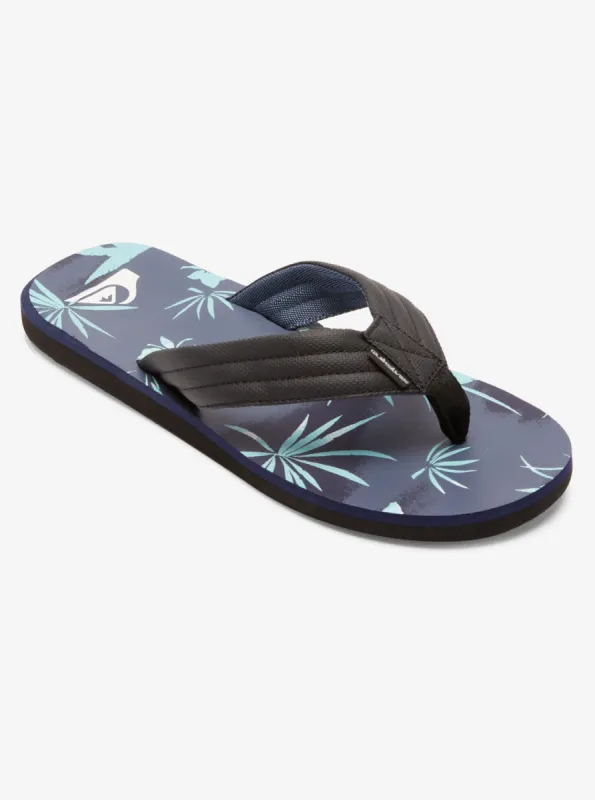 Carver Print Sandals - Blue 6 sold by Quiksilver