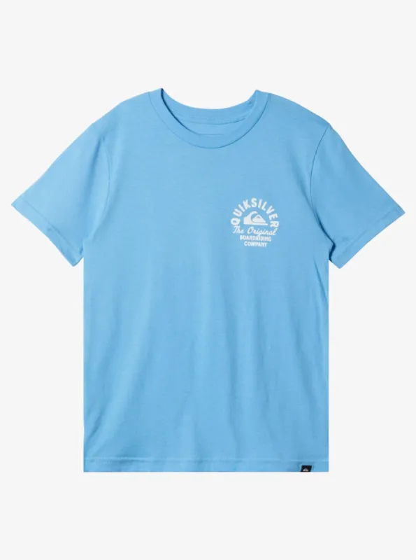 Boys 8-16 Circled Script T-Shirt - Azure Blue sold by Quiksilver