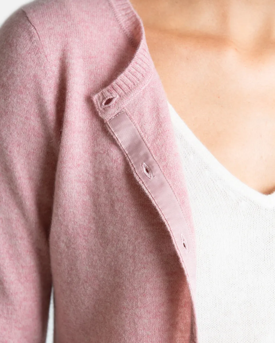 Colleen Eight Button Cashmere Cardigan sold by Quinn product image thumbnail 4