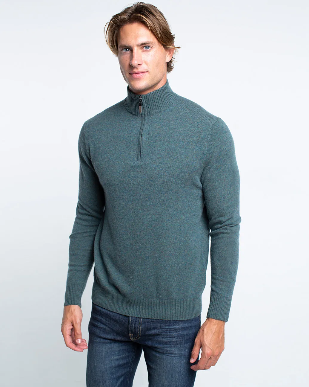 Bradley Cashmere Quarter Zip sold by Quinn