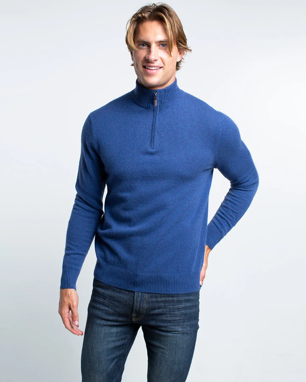 Bradley Cashmere Quarter Zip sold by Quinn product image thumbnail 4