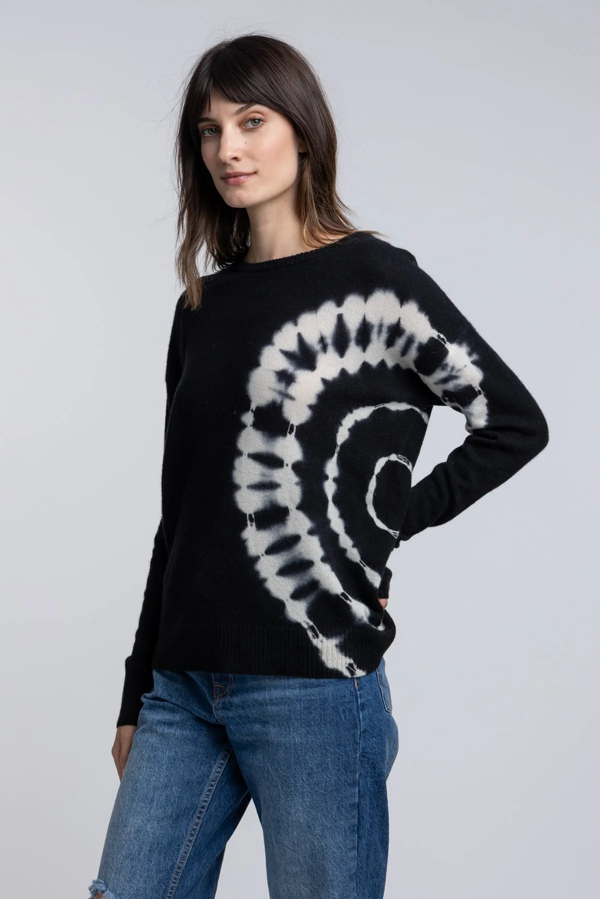 Layla Cashmere Tie Dye Sweatshirt sold by Quinn