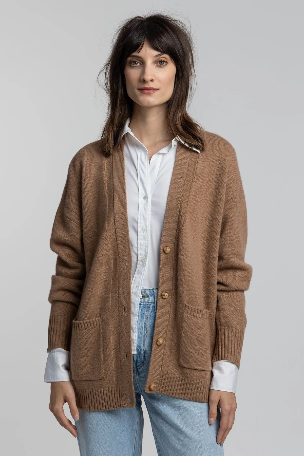Cashmere Boyfriend Cardigan sold by Quinn product image thumbnail 4