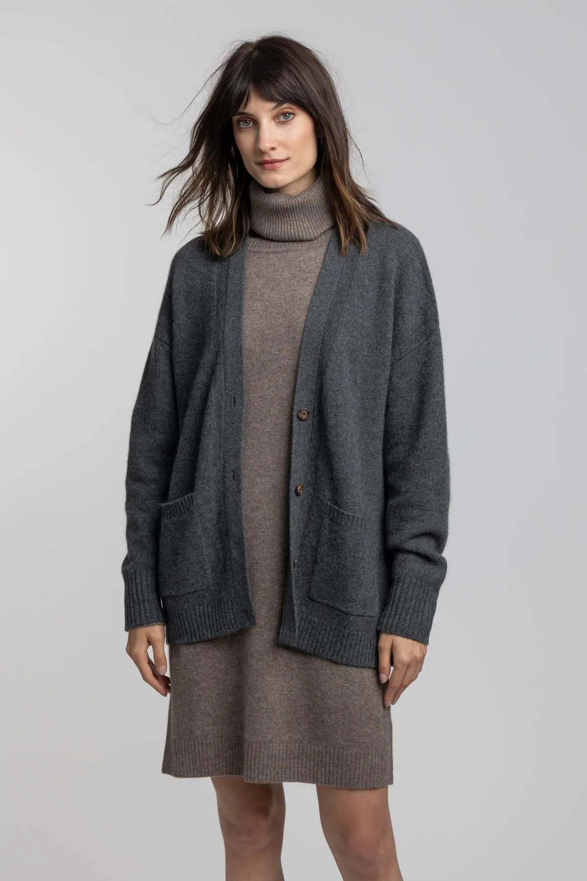 Cashmere Boyfriend Cardigan sold by Quinn product image thumbnail 3