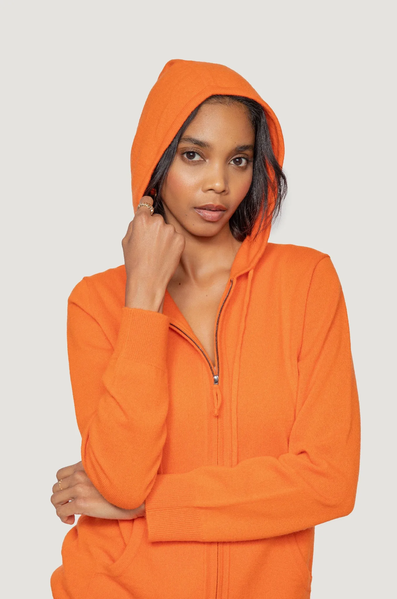 Cashmere Zip Up Hoodie sold by Quinn product image thumbnail 3