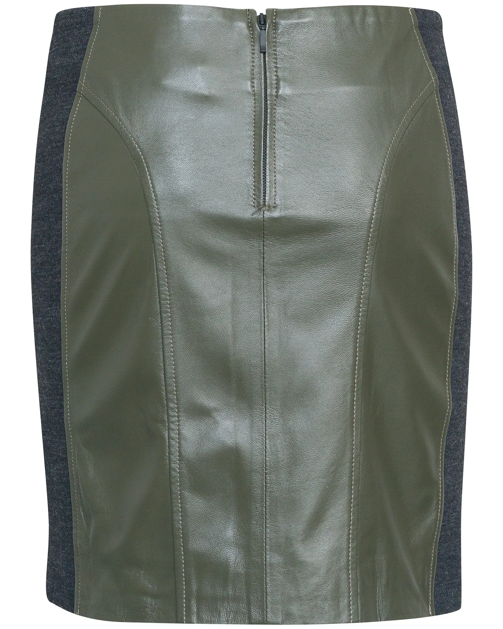Emily Mixed Media Leather Skirt sold by Quinn product image thumbnail 3