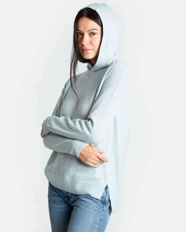 Carly Cashmere Pullover w/ Hood sold by Quinn