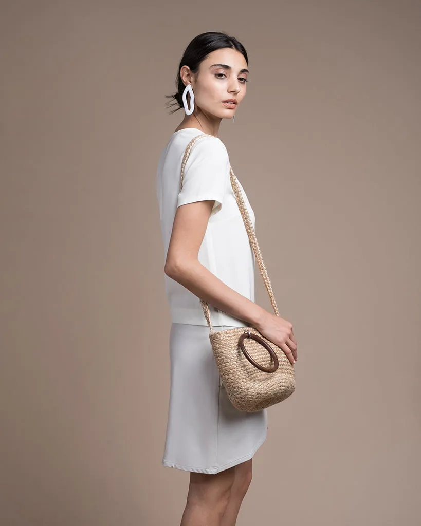 Leather Accent Dress sold by Quinn product image thumbnail 2