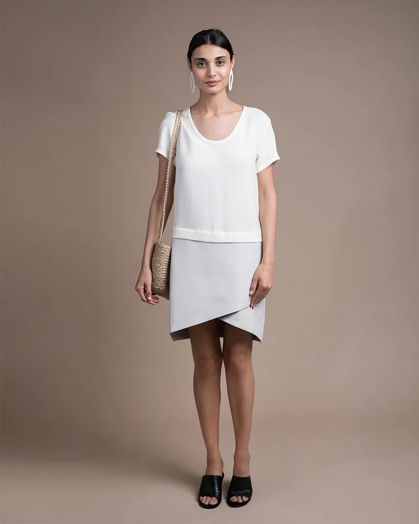 Leather Accent Dress sold by Quinn product image thumbnail 3