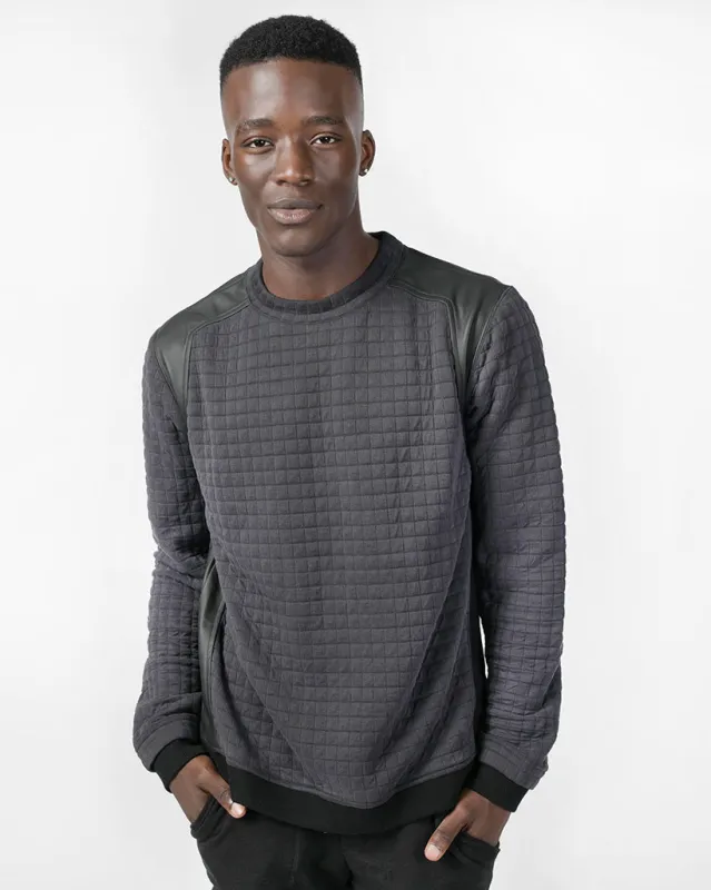 Herzfeld Mixed Media Pullover sold by Quinn