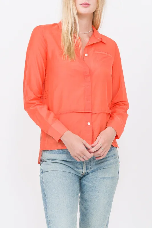 Korin Silk Cotton Button Up sold by Quinn