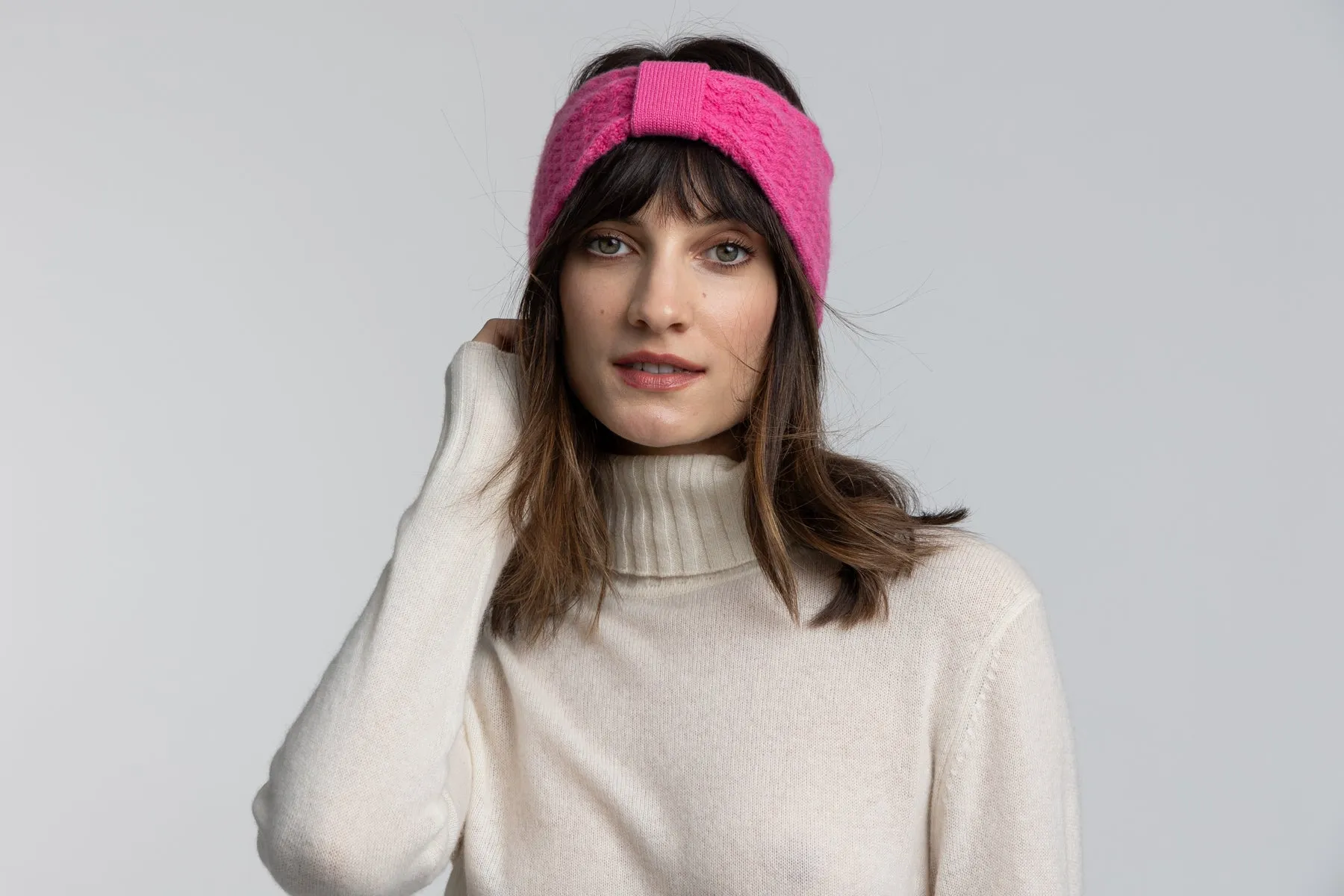 Cashmere Textured Bow Headband sold by Quinn