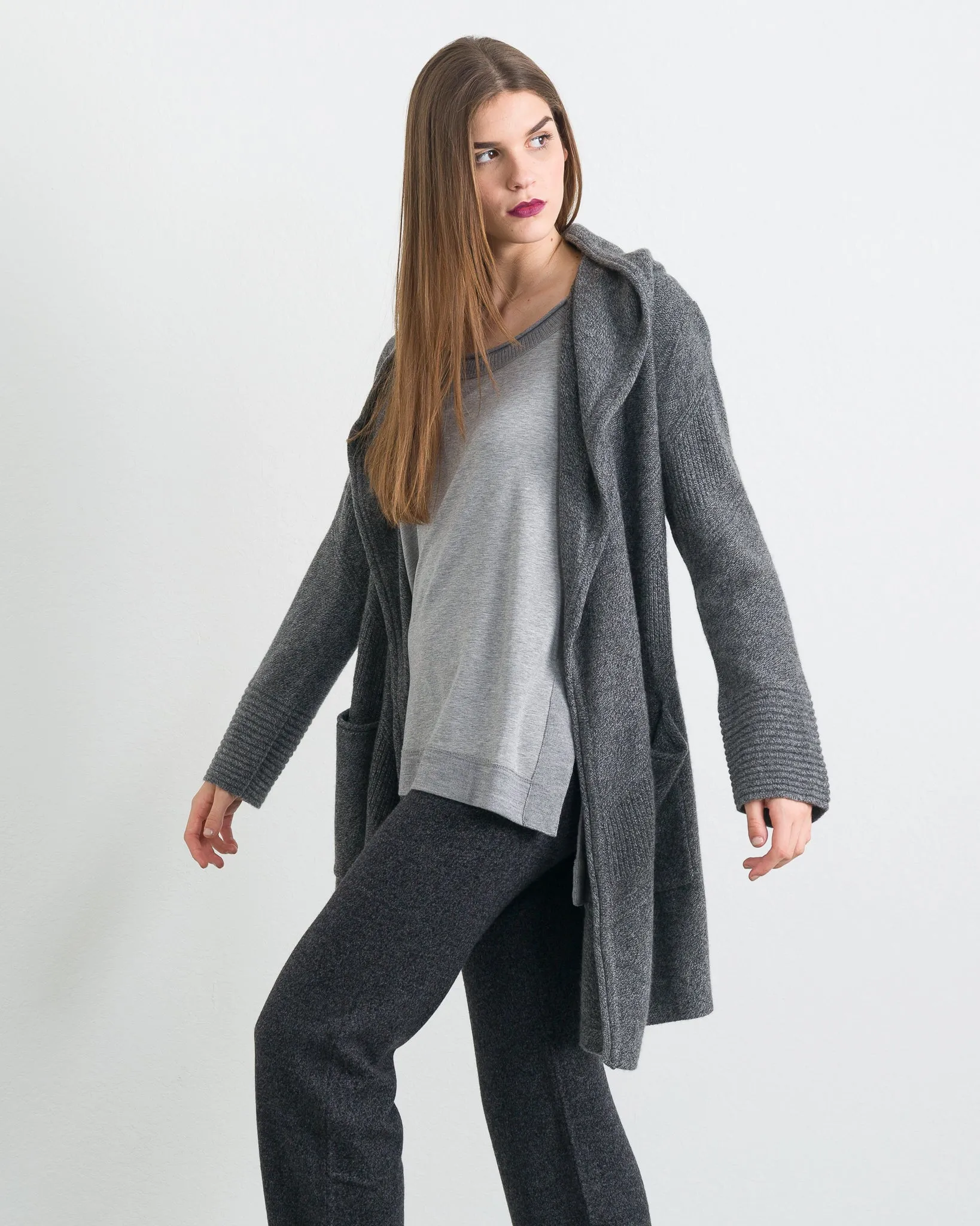 Tonny Mixed Stitch Coatigan sold by Quinn product image thumbnail 3