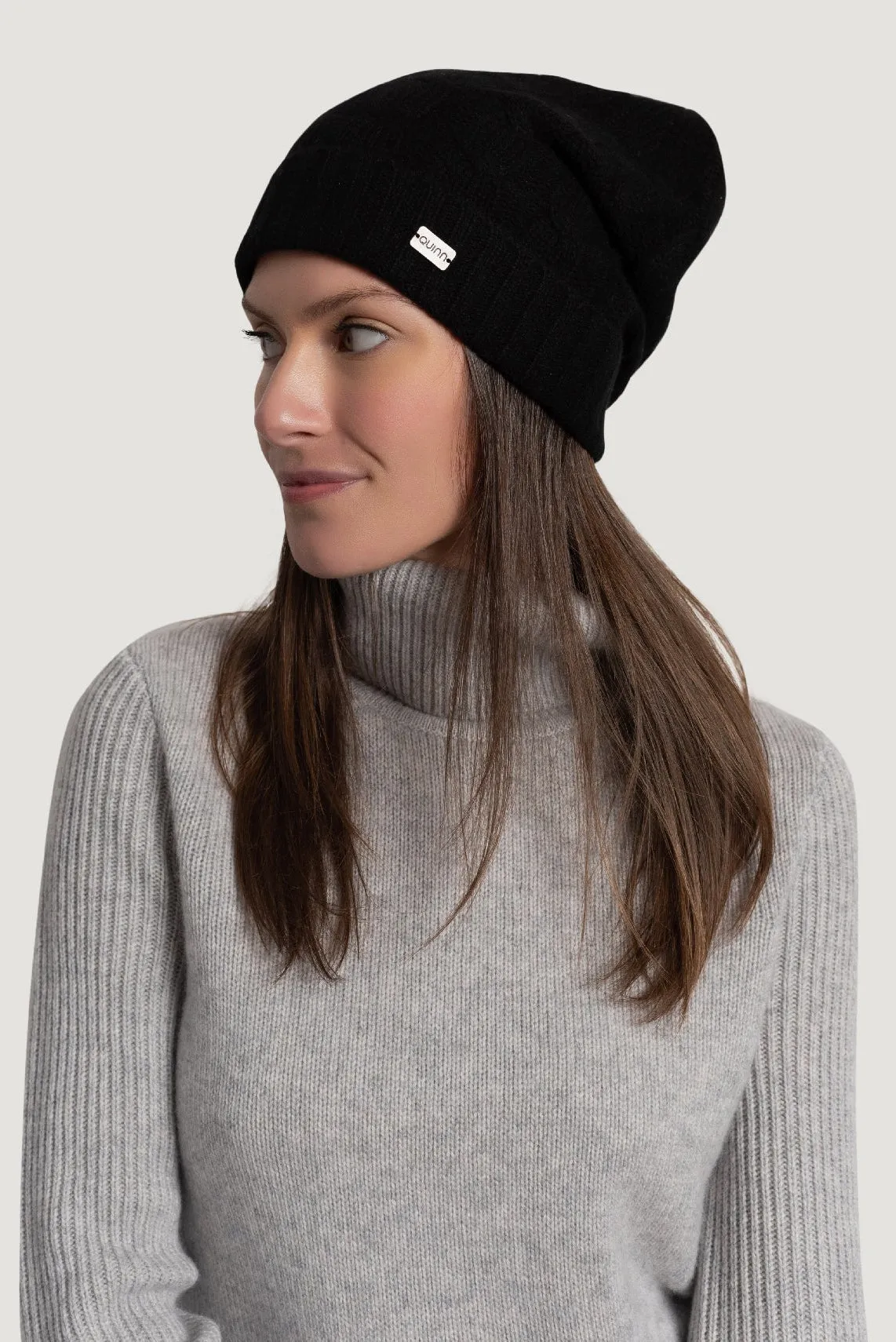 Cashmere Cable Beanie sold by Quinn product image thumbnail 5