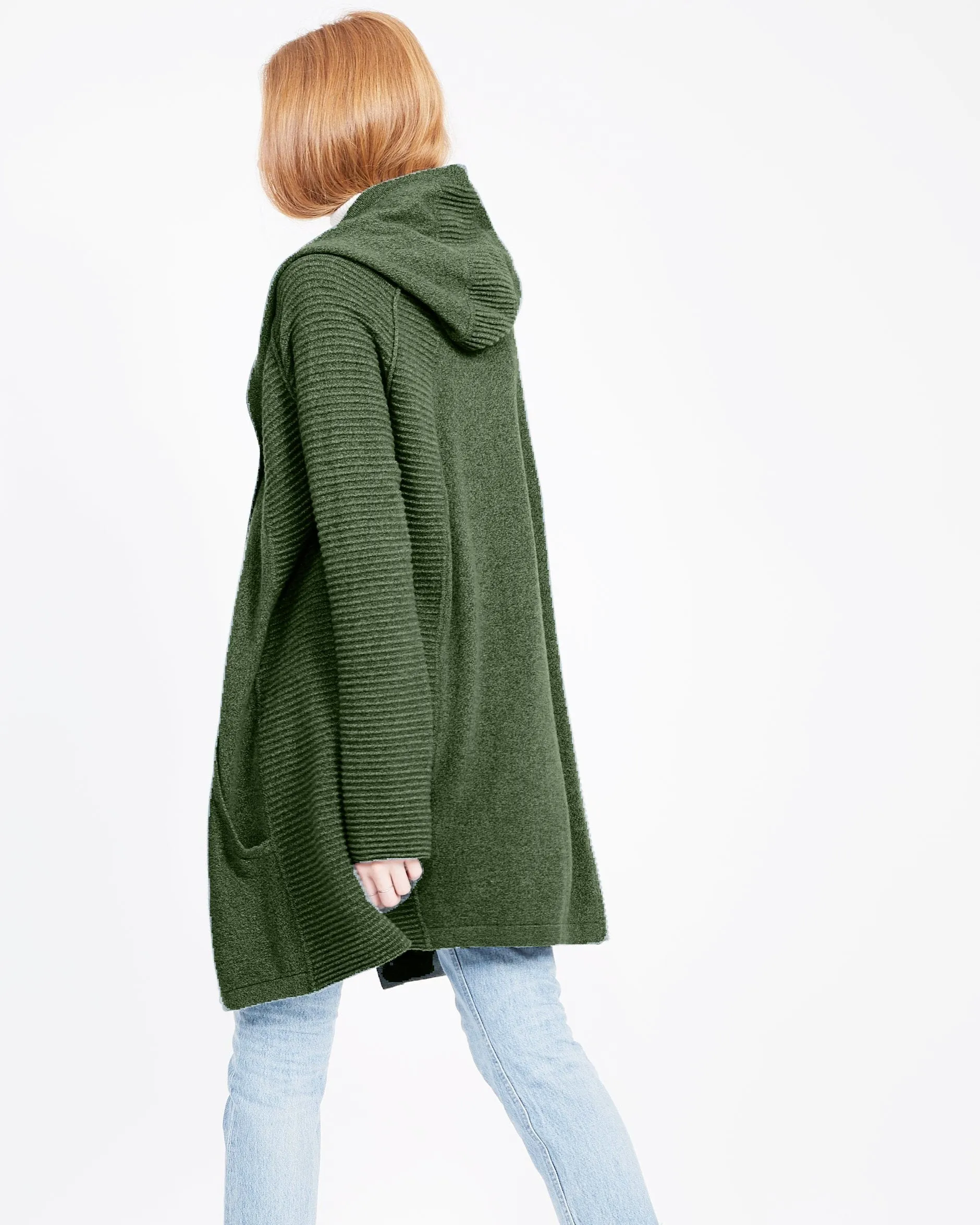 Cashmere Hooded Coatigan sold by Quinn product image thumbnail 5