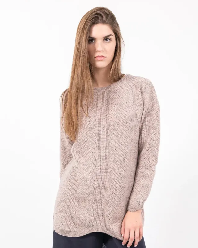 Cashmere Cable Tunic made by Quinn