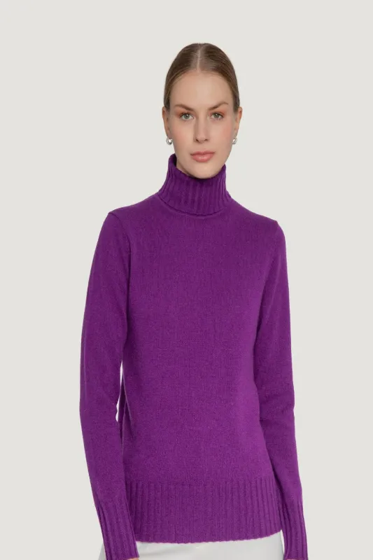Lauren Cashmere Turtleneck made by Quinn