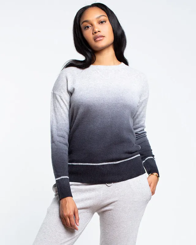 Cashmere Dip Dye Sweatshirt sold by Quinn