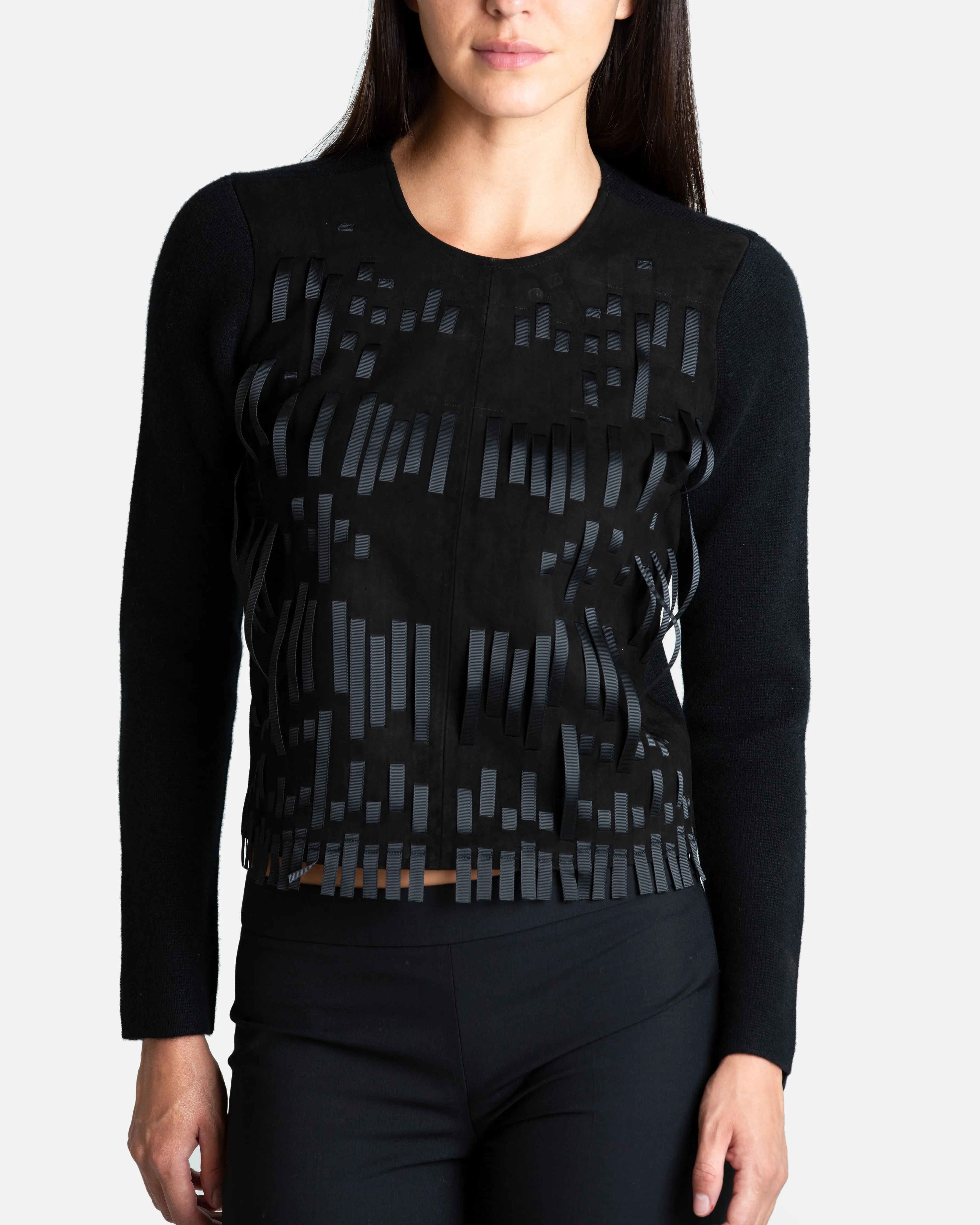 Anka Cashmere & Suede Top sold by Quinn product image thumbnail 2