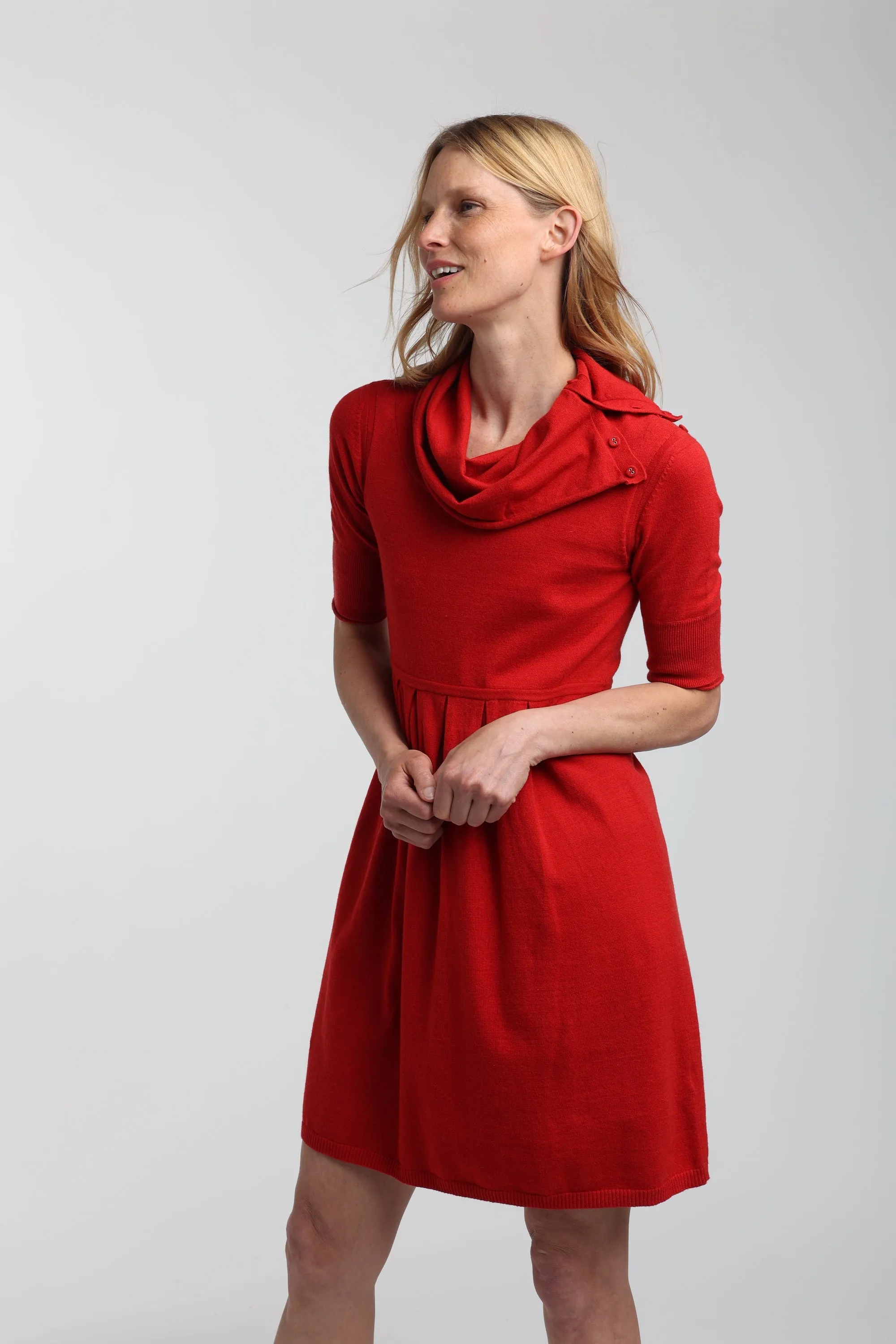 Drew Cowl Neck Mini Dress sold by Quinn product image thumbnail 2